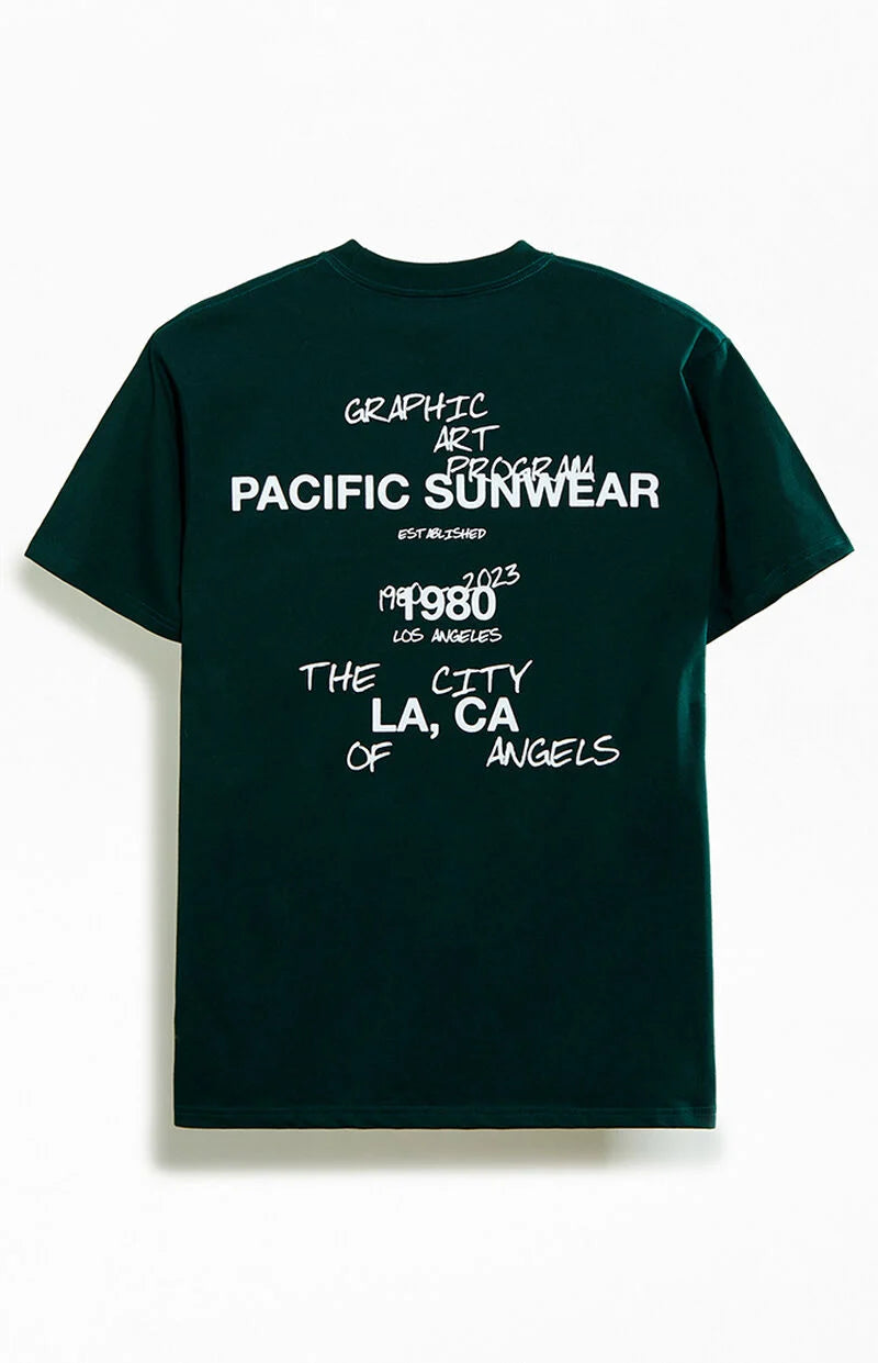 Pacific Sunwear Art Program Oversized T-Shirt